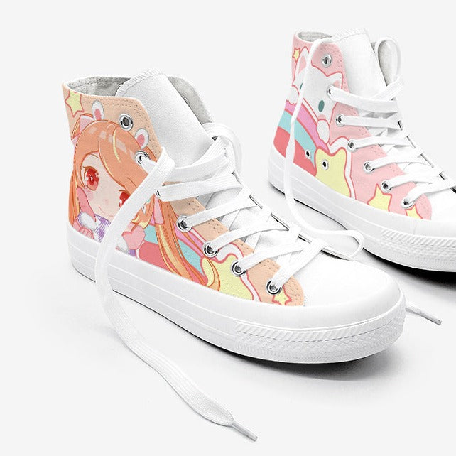 Kawaii School Girl Besties Shooting Star Women's Sneakers Trainers-Kawaii Dream