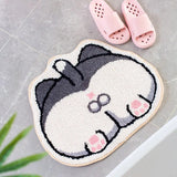 Kawaii Shiba Inu Butt Bum Non-Slip Fluffy Mats-Kawaii Dream