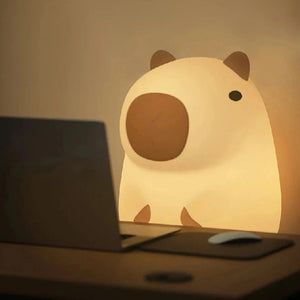 Kawaii Sitting Capybara LED Night Light-Kawaii Dream