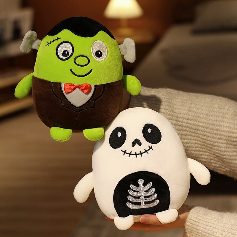 Kawaii Skeleton Pumpkin Zombie Frankenstein Vampire Halloween Plushies-Kawaii Dream