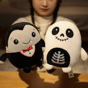 Kawaii Skeleton Pumpkin Zombie Frankenstein Vampire Halloween Plushies-Kawaii Dream