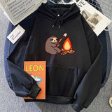 Kawaii Sloth Cooking Marshmallow Campfire Unisex Hoodie-Kawaii Dream