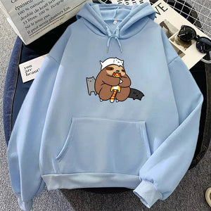 Kawaii Sloth with Cats Unisex Hoodie-Kawaii Dream