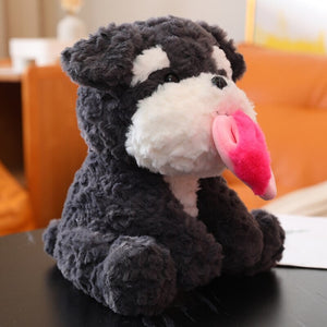 Kawaii Sooty the Black Fluffy Dog with Slipper Plushie-Kawaii Dream