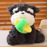 Kawaii Sooty the Black Fluffy Dog with Slipper Plushie-Kawaii Dream