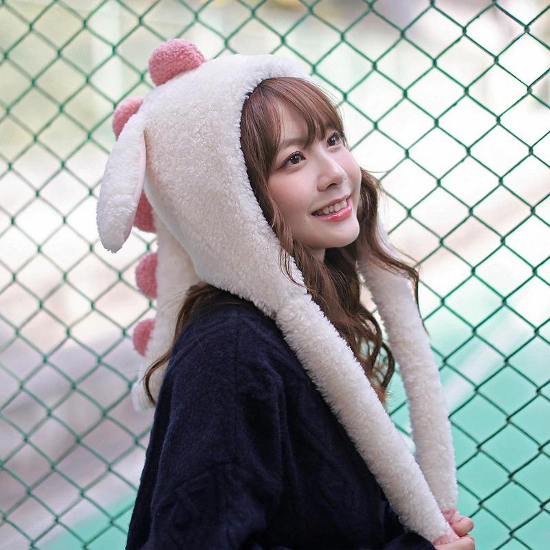 Kawaii Spiky Dinosaur Plush Hat-Kawaii Dream