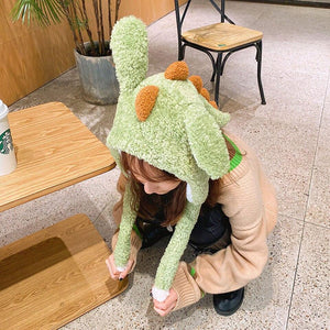Kawaii Spiky Dinosaur Plush Hat-Kawaii Dream