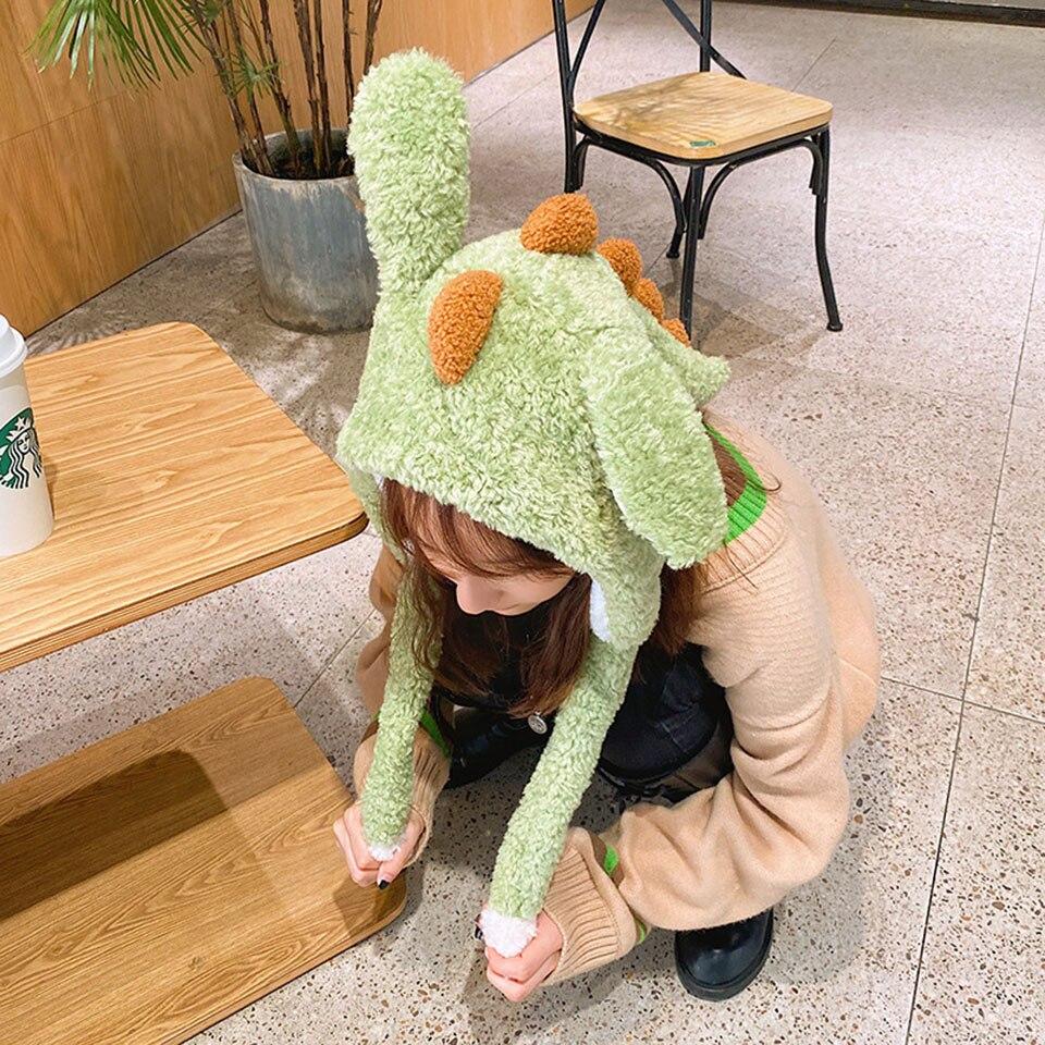 Kawaii Spiky Dinosaur Plush Hat-Kawaii Dream