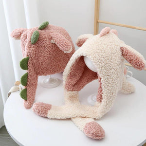 Kawaii Spiky Dinosaur Plush Hat-Kawaii Dream