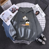 Kawaii Stacked Cats Unisex Hoodie-Kawaii Dream