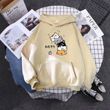 Kawaii Stacked Cats Unisex Hoodie-Kawaii Dream