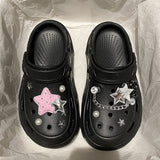 Kawaii Star Chunky Platform Clogs-Kawaii Dream