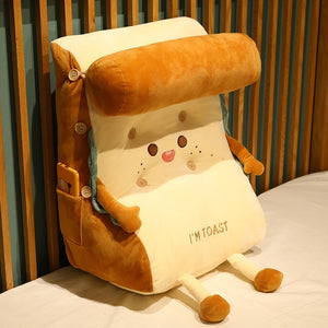 Kawaii Toasted Bread Back Support Plushie-Kawaii Dream