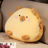 Kawaii Triangle Capybara Plush Pillows With Blanket-Kawaii Dream
