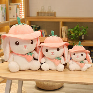Kawaii White Adventure Bunny Plushies Family-Kawaii Dream