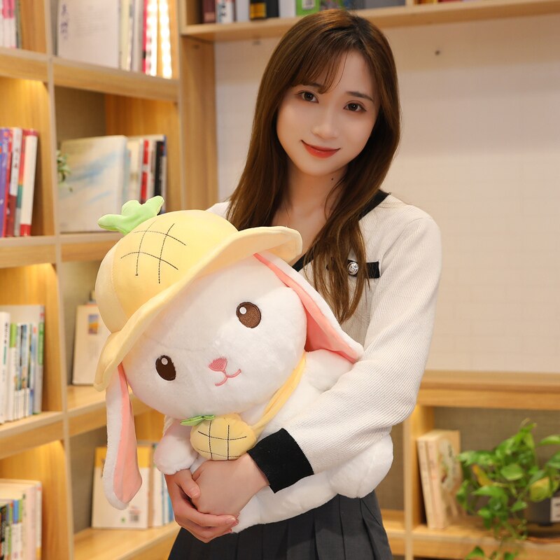 Kawaii White Adventure Bunny Plushies Family-Kawaii Dream