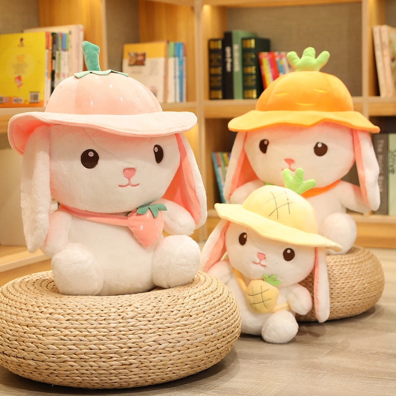 Kawaii White Adventure Bunny Plushies Family-Kawaii Dream