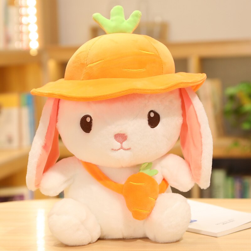 Kawaii White Adventure Bunny Plushies Family-Kawaii Dream