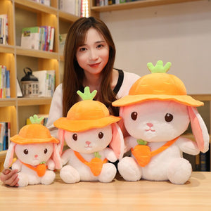Kawaii White Adventure Bunny Plushies Family-Kawaii Dream