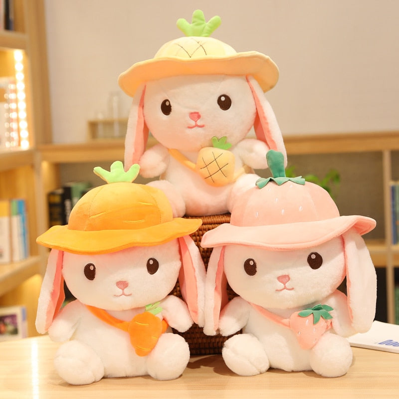 Kawaii White Adventure Bunny Plushies Family-Kawaii Dream