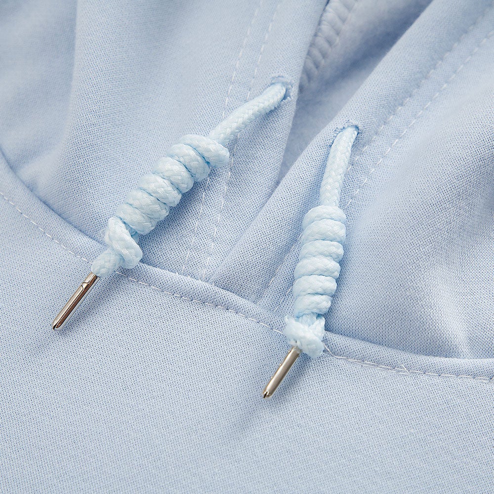 Kawaii White Bunny & Carrot Part-Cotton Hoodie-Kawaii Dream