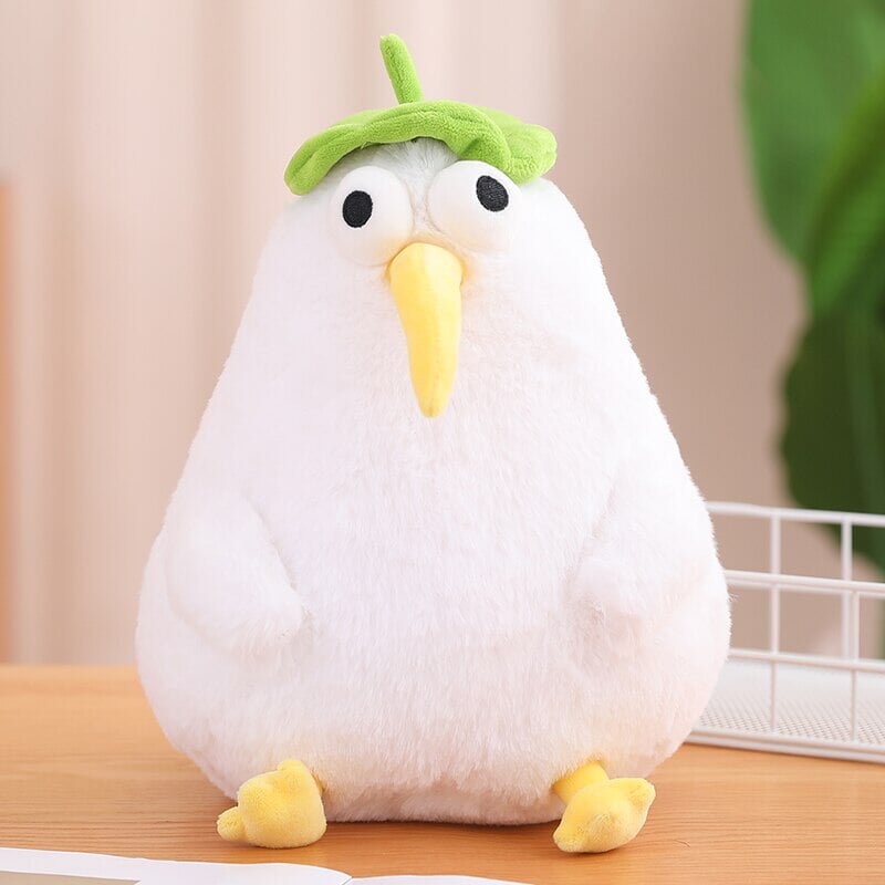 Kawaii White Kiwi Bird Plushie-Kawaii Dream