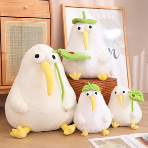 Kawaii White Kiwi Bird Plushie-Kawaii Dream