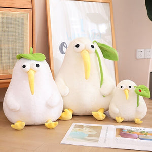 Kawaii White Kiwi Bird Plushie-Kawaii Dream