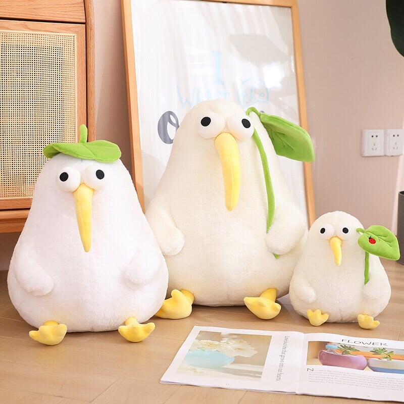 Kawaii White Kiwi Bird Plushie-Kawaii Dream
