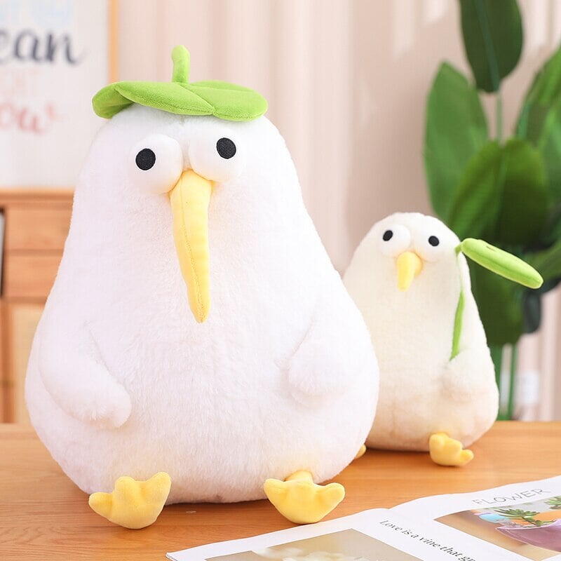 Kawaii White Kiwi Bird Plushie-Kawaii Dream