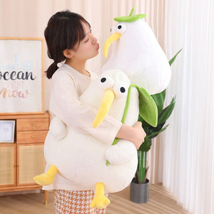 Kawaii White Kiwi Bird Plushie-Kawaii Dream
