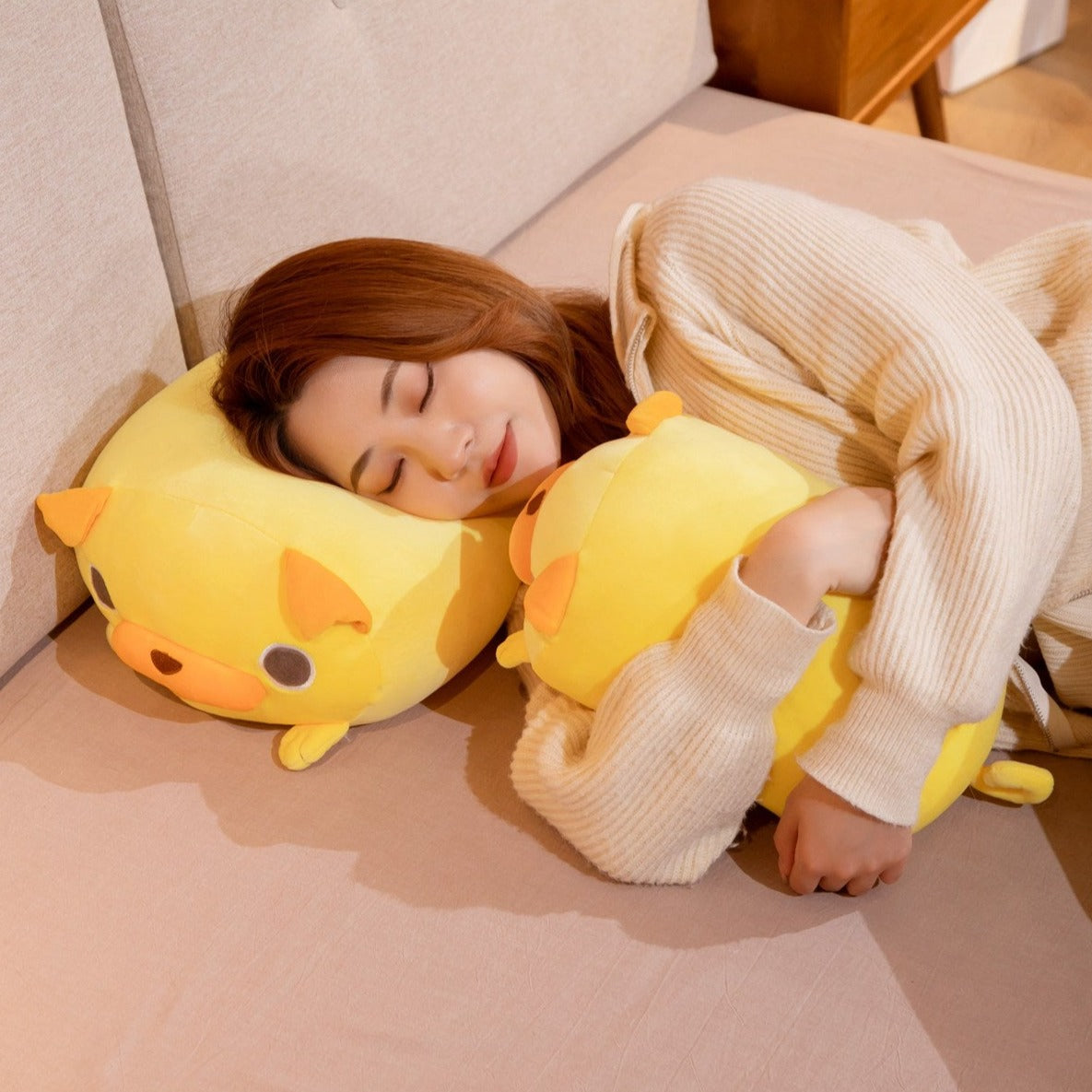 Kawaii Yellow Pug Plushies-Kawaii Dream