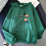 Kiki's Delivery Service Black Cat Unisex Hoodie-Kawaii Dream