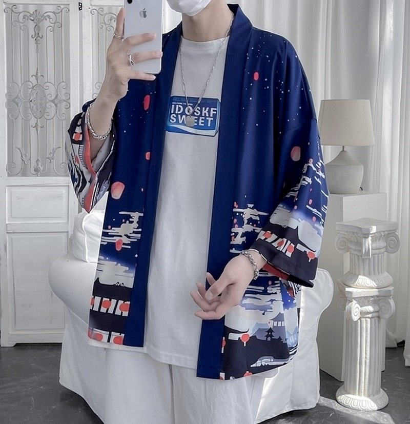 Kimono Japanese Temple Mystic Night-Kawaii Dream