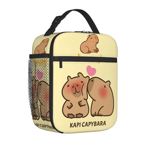 Kissing Capybaras Lunch Bag-Kawaii Dream