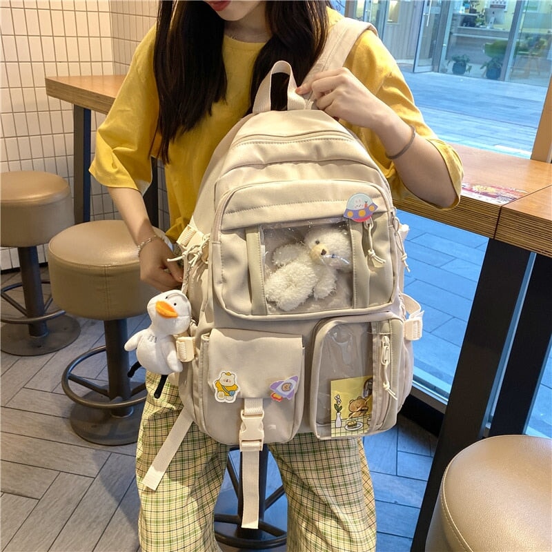 Large Functional Waterproof Kawaii Backpack-Kawaii Dream