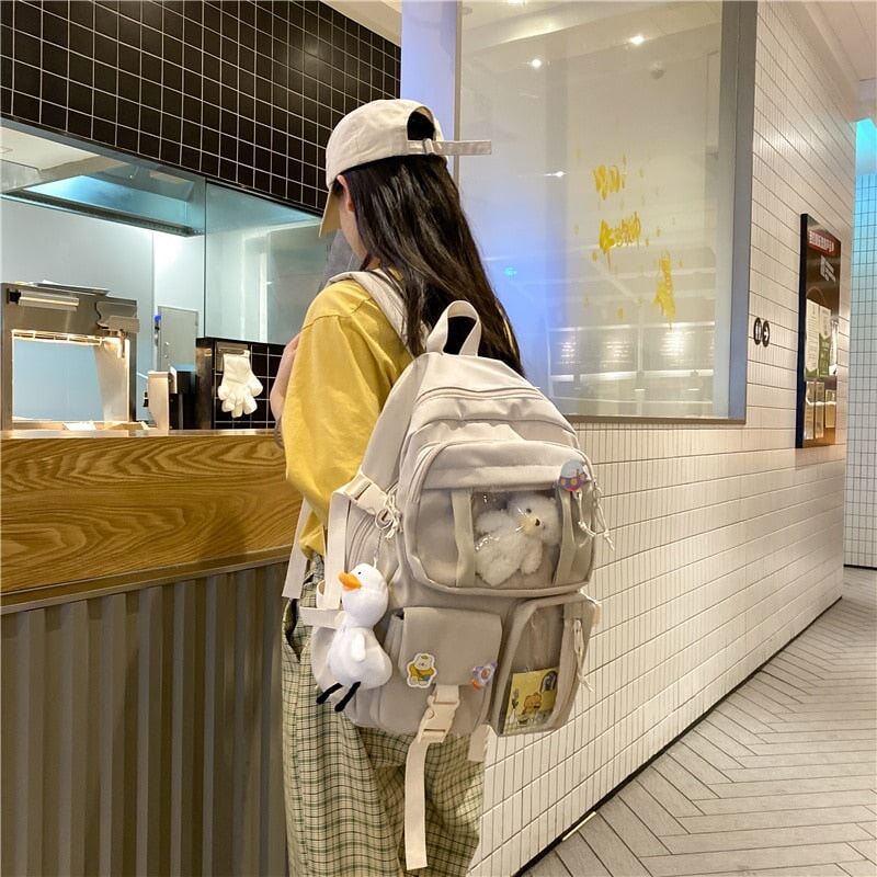 Large Functional Waterproof Kawaii Backpack-Kawaii Dream