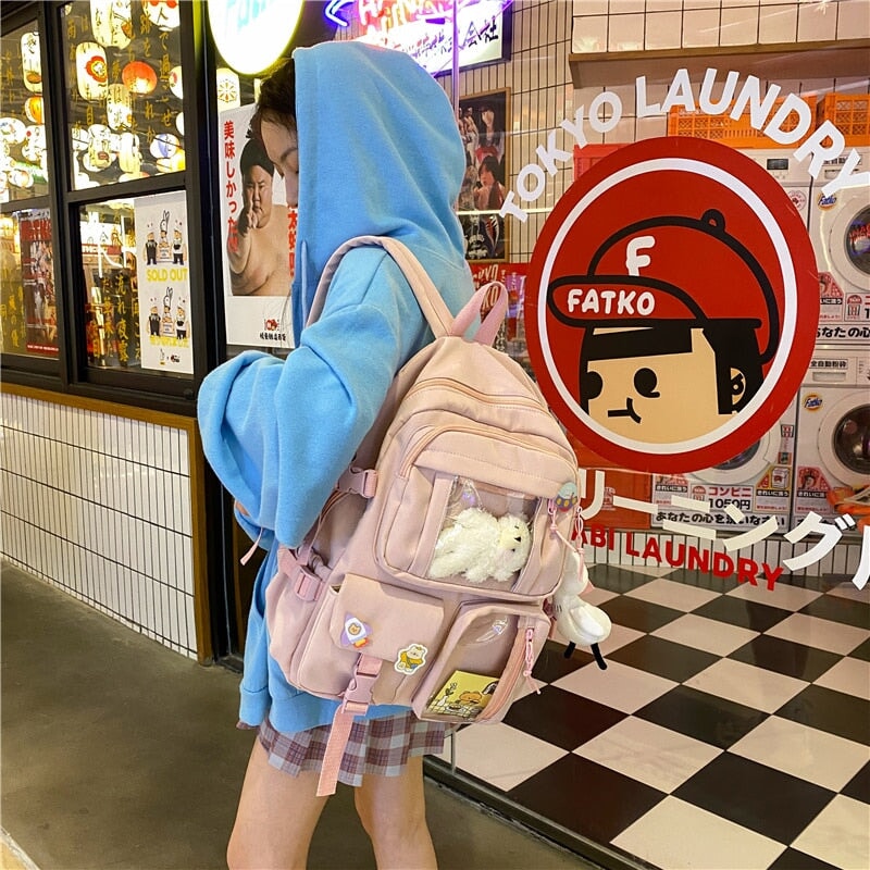 Large Functional Waterproof Kawaii Backpack-Kawaii Dream