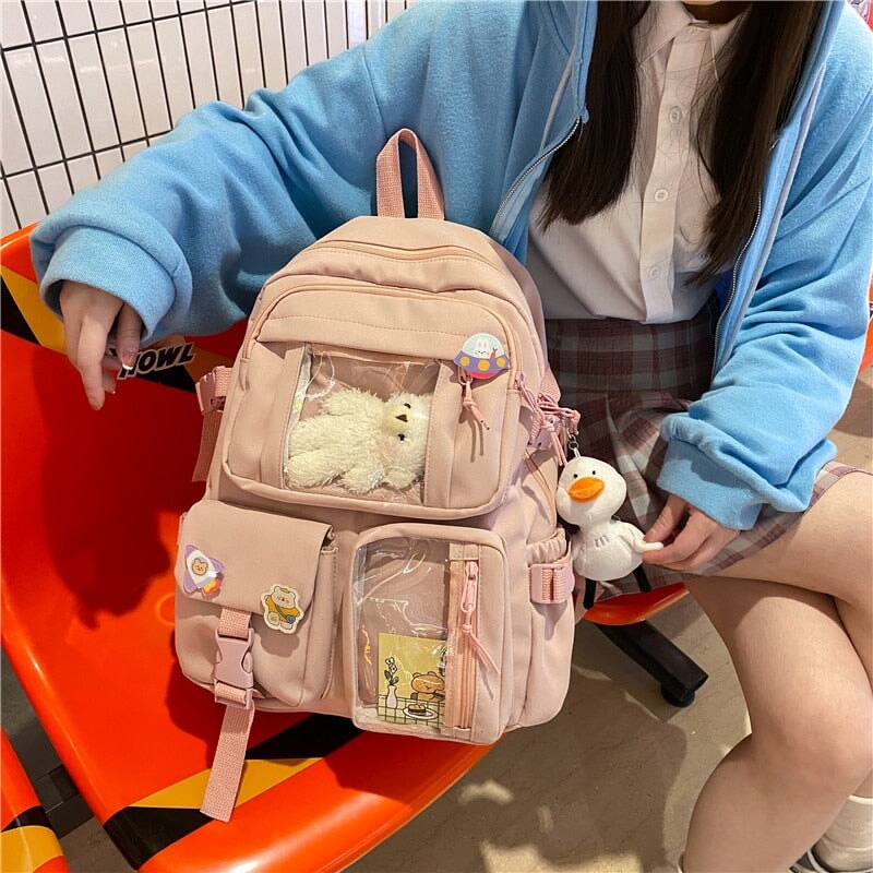 Large Functional Waterproof Kawaii Backpack-Kawaii Dream