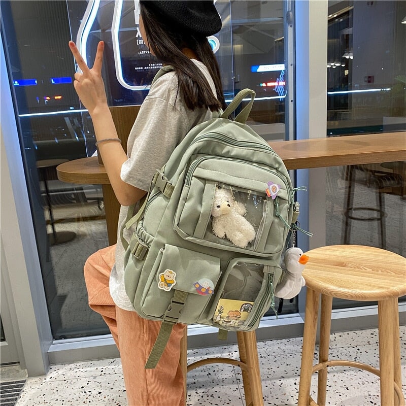 Large Functional Waterproof Kawaii Backpack-Kawaii Dream