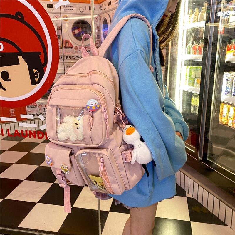 Large Functional Waterproof Kawaii Backpack-Kawaii Dream