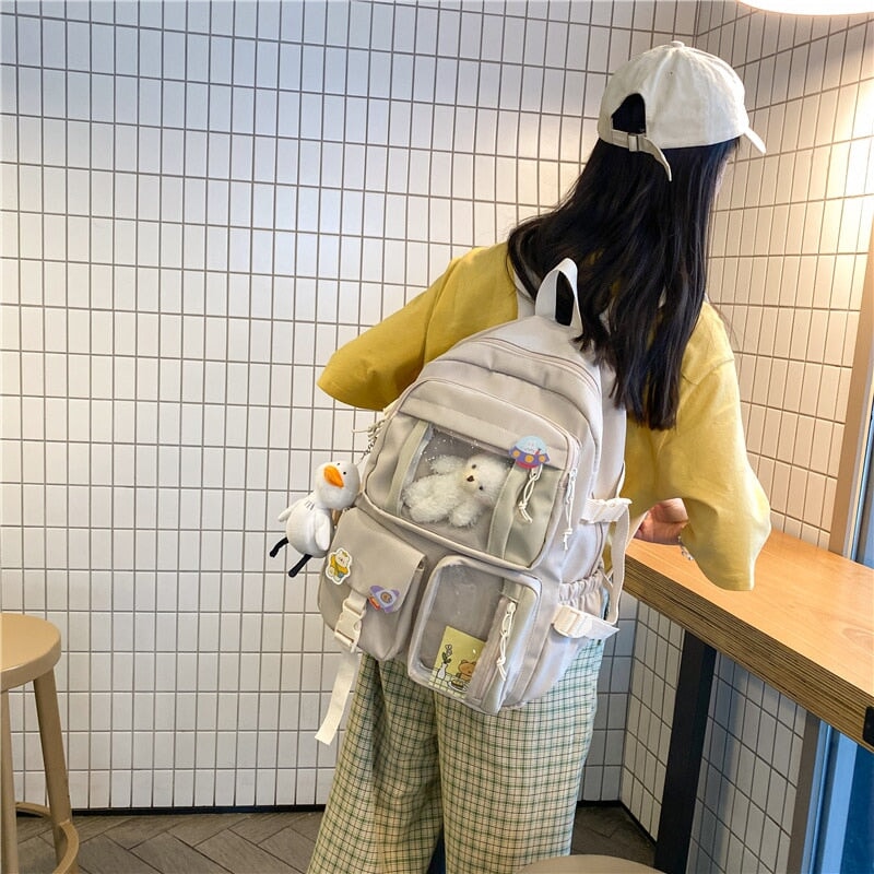 Large Functional Waterproof Kawaii Backpack-Kawaii Dream