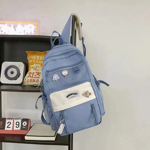 Large Kawaii Two-tone Backpack-Kawaii Dream