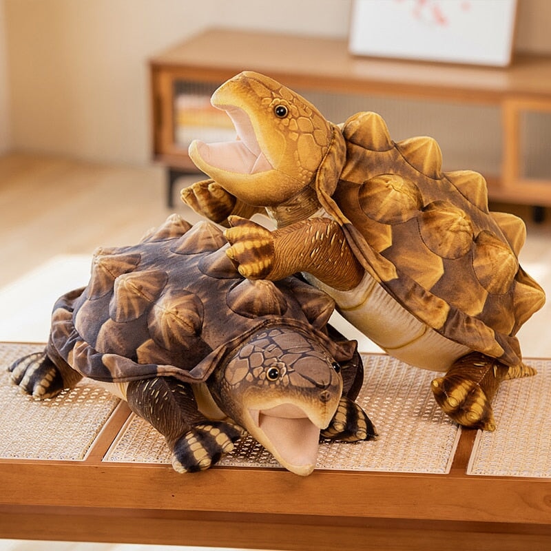Large Lifelike Snapping Turtle Plushie-Kawaii Dream