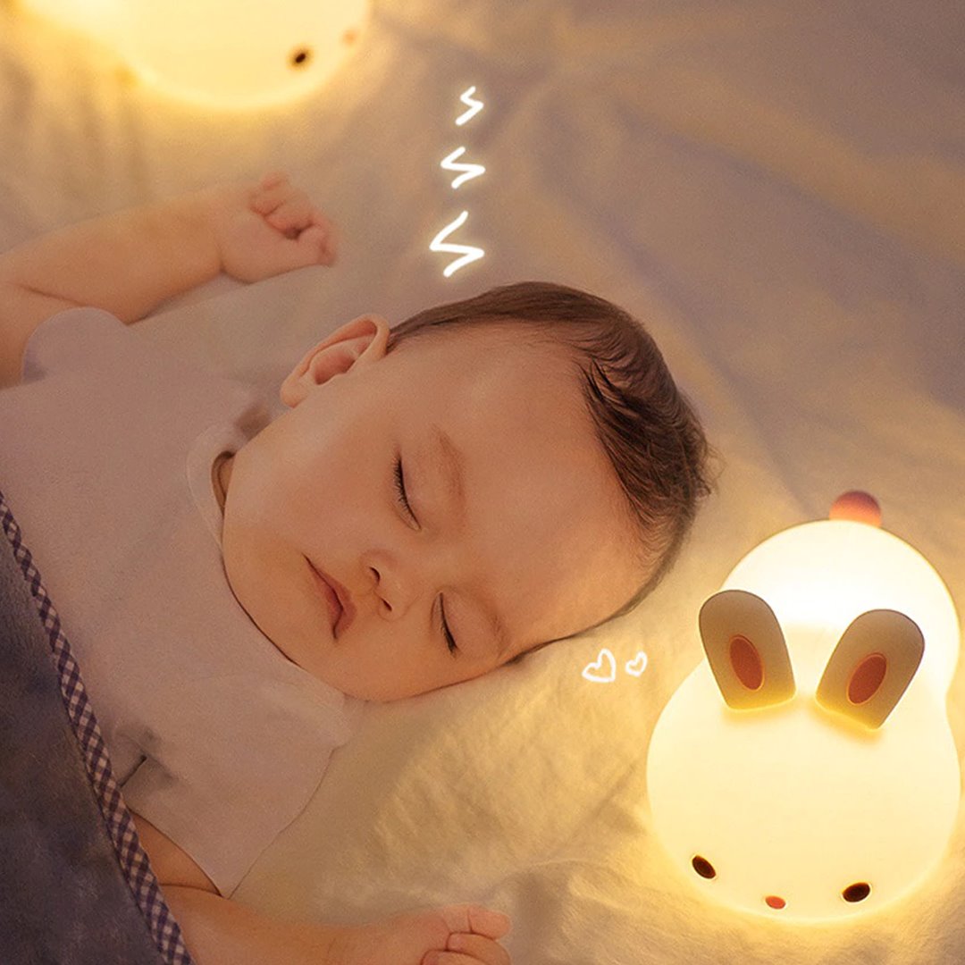 Laying Cat & Bunny LED Night Light-Kawaii Dream