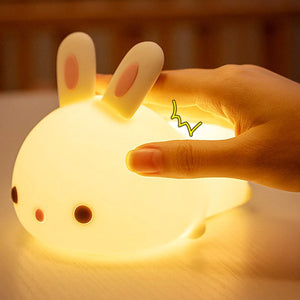 Laying Cat & Bunny LED Night Light-Kawaii Dream