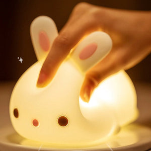 Laying Cat & Bunny LED Night Light-Kawaii Dream