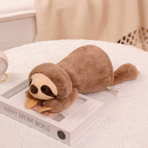 Laying Sloth and Fox Raccoon Crocodile Plushie Friends-Kawaii Dream