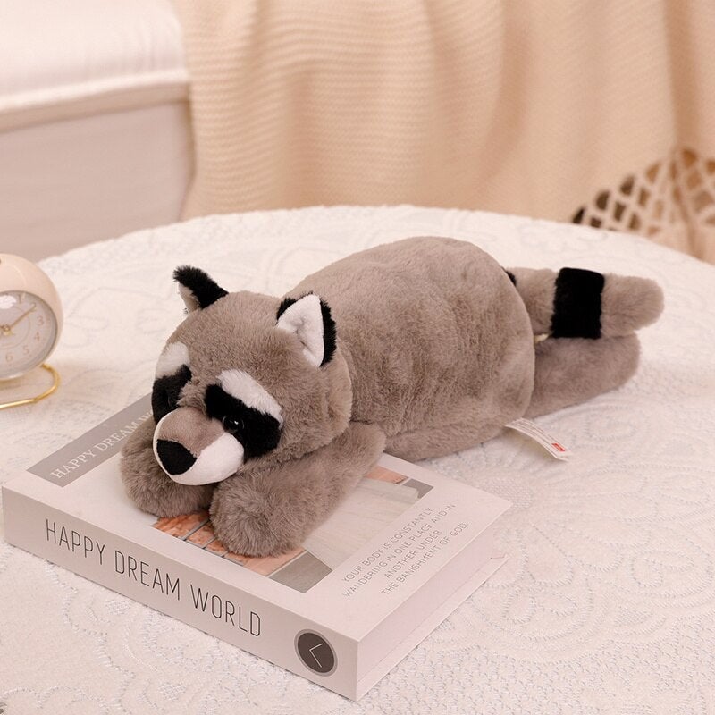 Laying Sloth and Fox Raccoon Crocodile Plushie Friends-Kawaii Dream