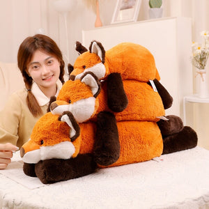 Laying Sloth and Fox Raccoon Crocodile Plushie Friends-Kawaii Dream